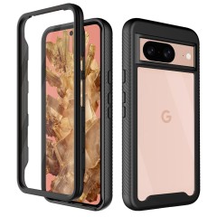 Husa pentru Google Pixel 8a + Folie - Techsuit Defense360 Pro - Black Husa pentru Google Pixel 8a + Folie - Techsuit Defense360 Pro - Black