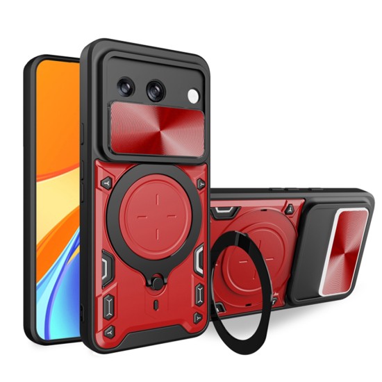 Husa pentru Google Pixel 8a - Techsuit CamGuard Pro - Red