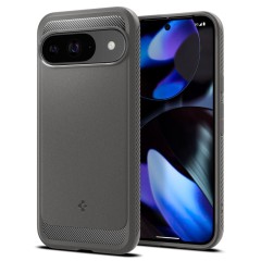 Husa pentru Google Pixel 9 / 9 Pro - Spigen Rugged Armor - Marble Grey Husa pentru Google Pixel 9 / 9 Pro - Spigen Rugged Armor - Marble Grey