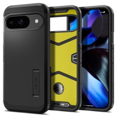 Husa pentru Google Pixel 9/ 9 Pro - Spigen Tough Armor - Black Husa pentru Google Pixel 9/ 9 Pro - Spigen Tough Armor - Black