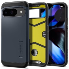 Husa pentru Google Pixel 9 / 9 Pro - Spigen Tough Armor - Metal Slate Husa pentru Google Pixel 9 / 9 Pro - Spigen Tough Armor - Metal Slate