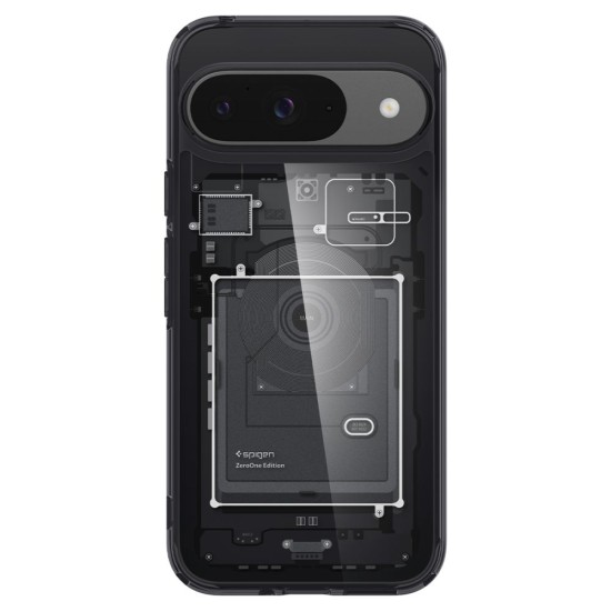 Husa pentru Google Pixel 9 / 9 Pro - Spigen Ultra Hybrid Zero One - Matte Black