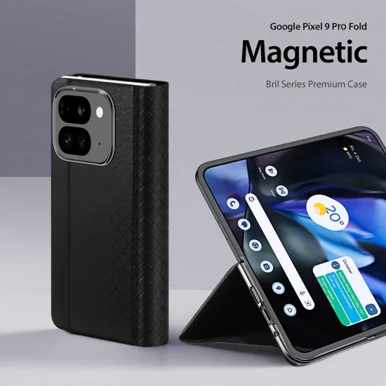 Husa pentru Google Pixel 9 Pro Fold - Dux Ducis Bril - Black Husa pentru Google Pixel 9 Pro Fold - Dux Ducis Bril - Black