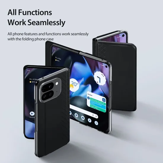 Husa pentru Google Pixel 9 Pro Fold - Dux Ducis Bril - Black Husa pentru Google Pixel 9 Pro Fold - Dux Ducis Bril - Black