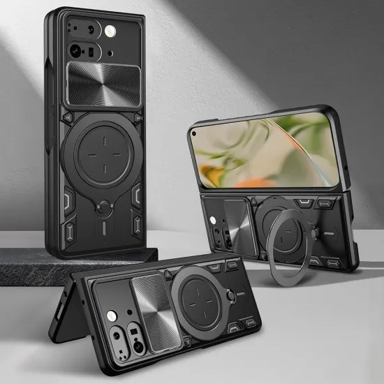 Husa pentru Google Pixel 9 Pro Fold - Techsuit CamGuard Pro - Black Husa pentru Google Pixel 9 Pro Fold - Techsuit CamGuard Pro - Black