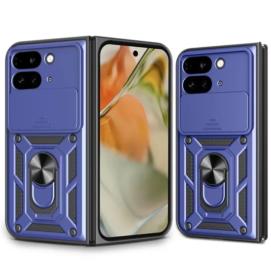 Husa pentru Google Pixel 9 Pro Fold - Techsuit CamShield Series - Blue Husa pentru Google Pixel 9 Pro Fold - Techsuit CamShield Series - Blue