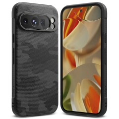 Husa pentru Google Pixel 9 Pro - Ringke Onyx Design - Camo Black Husa pentru Google Pixel 9 Pro - Ringke Onyx Design - Camo Black