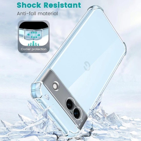 Husa pentru Google Pixel 9 Pro - Techsuit Shockproof Clear Silicone - Clear