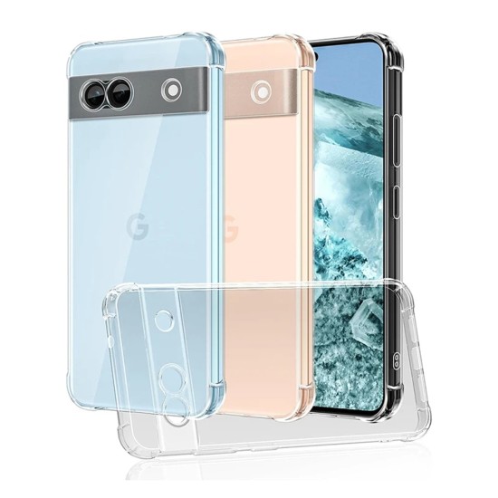 Husa pentru Google Pixel 9 Pro - Techsuit Shockproof Clear Silicone - Clear