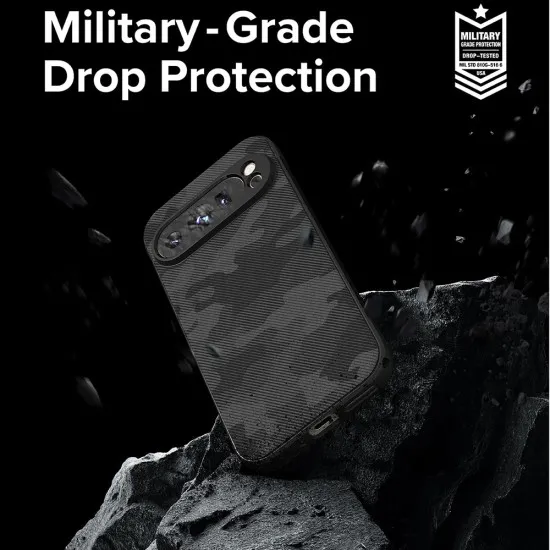 Husa pentru Google Pixel 9 Pro XL - Ringke Onyx Design - Camo Black Husa pentru Google Pixel 9 Pro XL - Ringke Onyx Design - Camo Black
