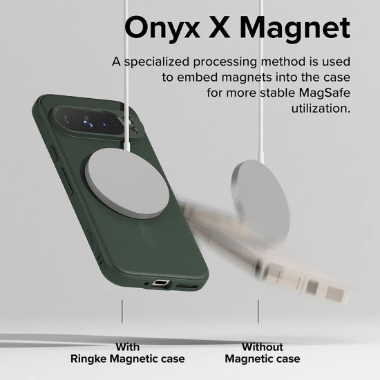 Husa pentru Google Pixel 9 Pro XL - Ringke Onyx MagSafe - Dark Green