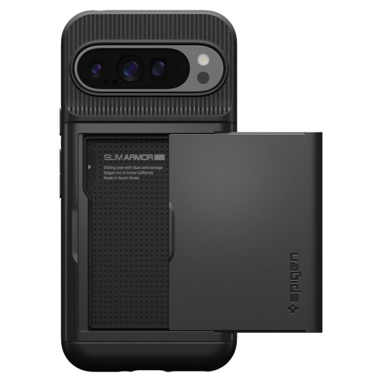 Husa pentru Google Pixel 9 Pro XL - Spigen Slim Armor CS - Black