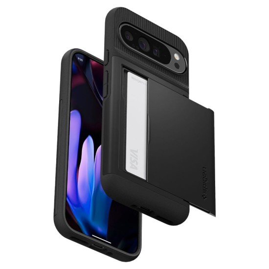 Husa pentru Google Pixel 9 Pro XL - Spigen Slim Armor CS - Black