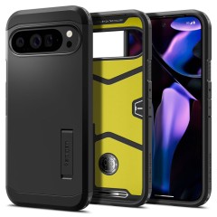 Husa pentru Google Pixel 9 Pro XL - Spigen Tough Armor - Black Husa pentru Google Pixel 9 Pro XL - Spigen Tough Armor - Black