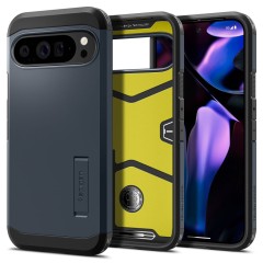 Husa pentru Google Pixel 9 Pro XL - Spigen Tough Armor - Metal Slate Husa pentru Google Pixel 9 Pro XL - Spigen Tough Armor - Metal Slate