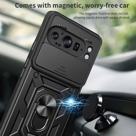 Husa pentru Google Pixel 9 Pro XL - Techsuit CamShield Series - Green Husa pentru Google Pixel 9 Pro XL - Techsuit CamShield Series - Green