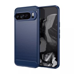 Husa pentru Google Pixel 9 Pro XL - Techsuit Carbon Silicone - Blue Husa pentru Google Pixel 9 Pro XL - Techsuit Carbon Silicone - Blue