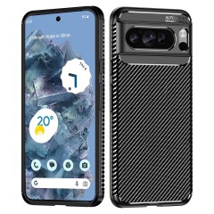 Husa pentru Google Pixel 9 Pro XL - Techsuit CarbonFiber - Black Husa pentru Google Pixel 9 Pro XL - Techsuit CarbonFiber - Black