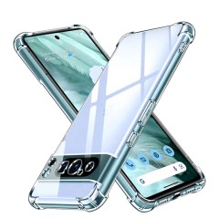 Husa pentru Google Pixel 9 Pro XL - Techsuit Shockproof Clear Silicone - Clear Husa pentru Google Pixel 9 Pro XL - Techsuit Shockproof Clear Silicone - Clear