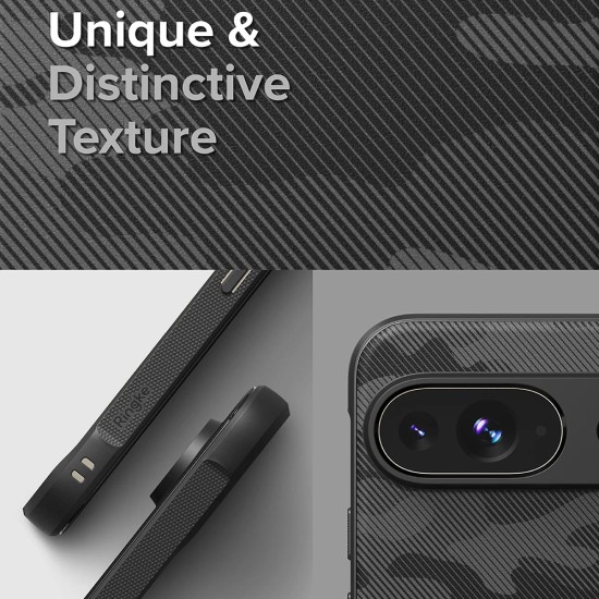 Husa pentru Google Pixel 9 - Ringke Onyx Design - Camo Black