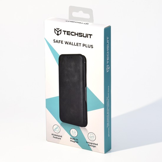 Husa pentru Google Pixel 9a - Techsuit Safe Wallet Plus - Black