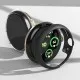 Husa pentru Google Pixel Watch 3 45mm + Folie (set 2) - Ringke Slim - Clear / Matte Black Husa pentru Google Pixel Watch 3 45mm + Folie (set 2) - Ringke Slim - Clear / Matte Black
