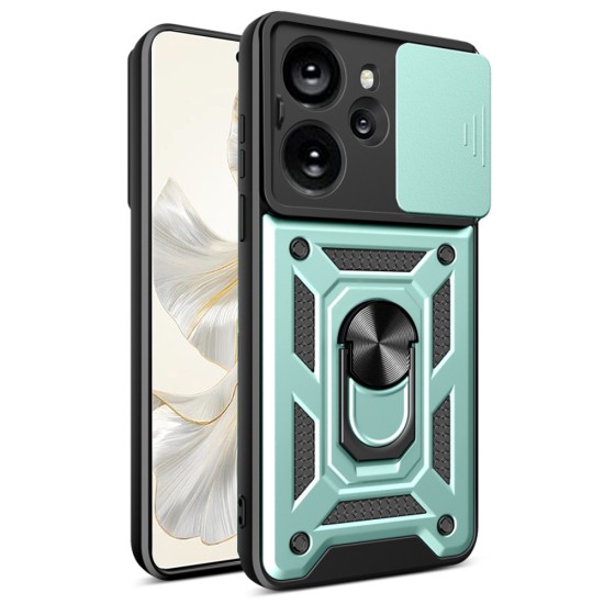 Husa pentru Honor 100 Pro - Techsuit CamShield Series - Green