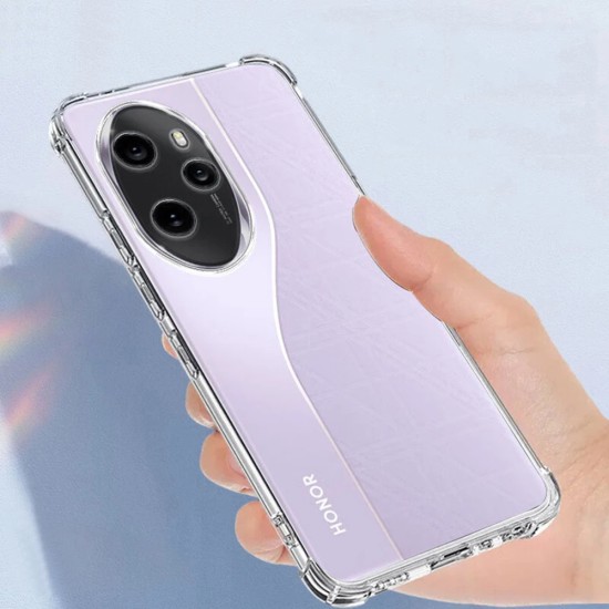 Husa pentru Honor 100 Pro - Techsuit Shockproof Clear Silicone - Clear