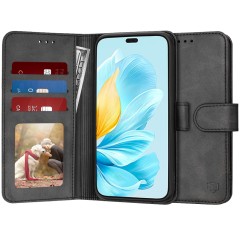 Husa pentru Honor 200 Lite - Techsuit Diary Book - Black Husa pentru Honor 200 Lite - Techsuit Diary Book - Black