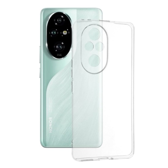 Husa pentru Honor 200 Pro - Techsuit Clear Silicone - Transparent