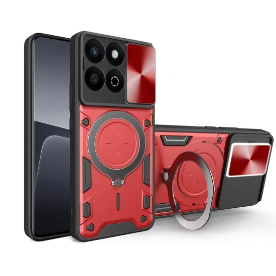 Husa pentru Honor 200 Smart - Techsuit CamGuard Pro / X7c - Red Husa pentru Honor 200 Smart - Techsuit CamGuard Pro / X7c - Red