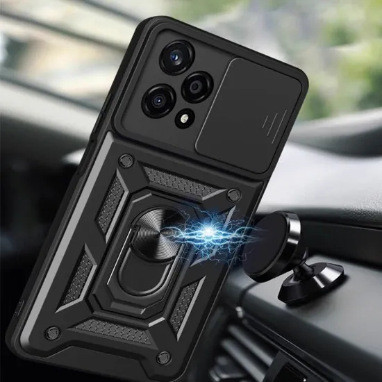 Husa pentru Honor 200 - Techsuit CamShield Series - Black Husa pentru Honor 200 - Techsuit CamShield Series - Black