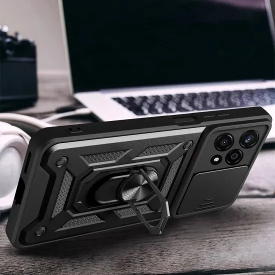 Husa pentru Honor 200 - Techsuit CamShield Series - Black Husa pentru Honor 200 - Techsuit CamShield Series - Black