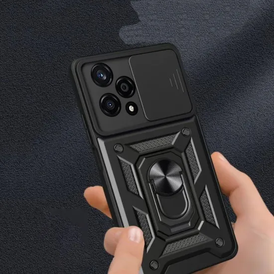 Husa pentru Honor 200 - Techsuit CamShield Series - Black Husa pentru Honor 200 - Techsuit CamShield Series - Black