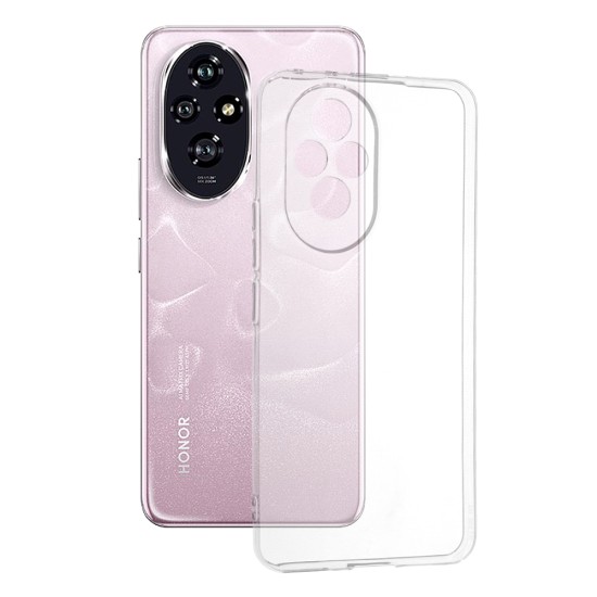 Husa pentru Honor 200 - Techsuit Clear Silicone - Transparent