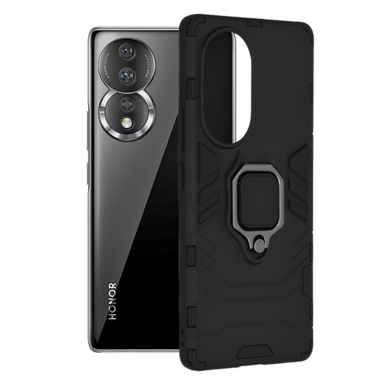 Husa pentru Honor 80 - Techsuit Silicone Shield - Black