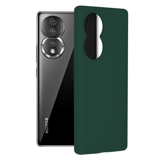 Husa pentru Honor 80 - Techsuit Soft Edge Silicone - Dark Green