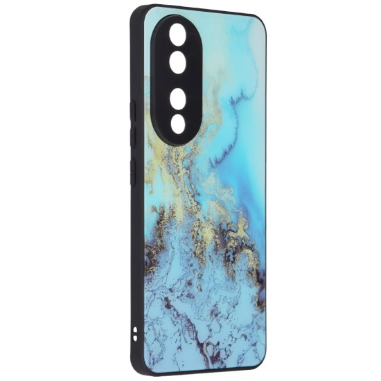 Husa pentru Honor 90 - Techsuit Glaze Series - Blue Ocean