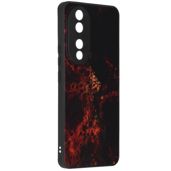 Husa pentru Honor 90 - Techsuit Glaze Series - Red Nebula