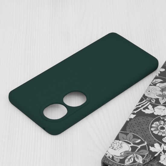 Husa pentru Honor 90 - Techsuit Soft Edge Silicone - Dark Green