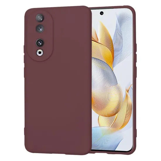 Husa pentru Honor 90 - Techsuit SoftFlex - Plum Red Husa pentru Honor 90 - Techsuit SoftFlex - Plum Red