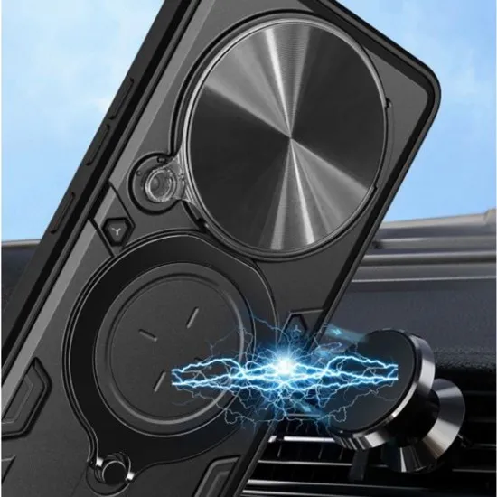 Husa pentru Honor Magic5 Lite - Techsuit CamGuard Pro - Black Husa pentru Honor Magic5 Lite - Techsuit CamGuard Pro - Black
