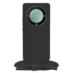 Husa pentru Honor Magic5 Lite - Techsuit Crossbody Lanyard - Black Husa pentru Honor Magic5 Lite - Techsuit Crossbody Lanyard - Black