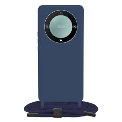 Husa pentru Honor Magic5 Lite - Techsuit Crossbody Lanyard - Blue Husa pentru Honor Magic5 Lite - Techsuit Crossbody Lanyard - Blue