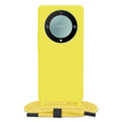 Husa pentru Honor Magic5 Lite - Techsuit Crossbody Lanyard - Yellow Husa pentru Honor Magic5 Lite - Techsuit Crossbody Lanyard - Yellow