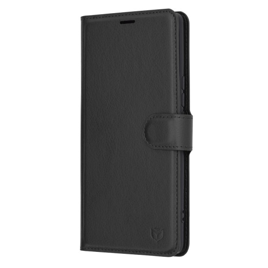 Husa pentru Honor Magic5 Lite - Techsuit Leather Folio - Black