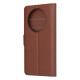 Husa pentru Honor Magic5 Lite - Techsuit Leather Folio - Brown