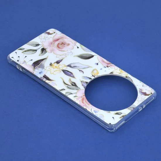 Husa pentru Honor Magic5 Lite - Techsuit Marble Series - Chloe White Husa pentru Honor Magic5 Lite - Techsuit Marble Series - Chloe White