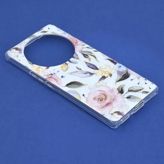 Husa pentru Honor Magic5 Lite - Techsuit Marble Series - Chloe White Husa pentru Honor Magic5 Lite - Techsuit Marble Series - Chloe White