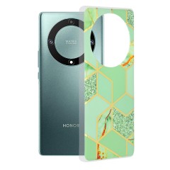 Husa pentru Honor Magic5 Lite - Techsuit Marble Series - Green Hex Husa pentru Honor Magic5 Lite - Techsuit Marble Series - Green Hex